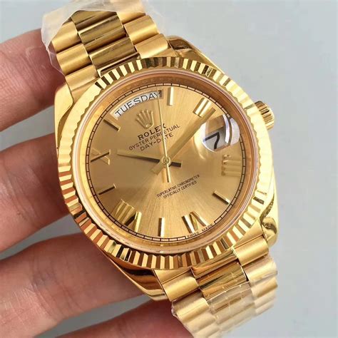 clone rolex gold watch.